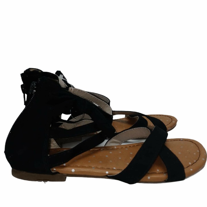 Womens Kerri Gladiator Sandals Cat & Jack Black NWT Womens Kerri Gladiator Sandals Cat & Jack Black NWT